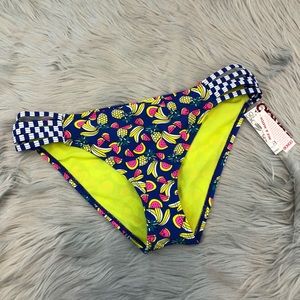 Bongo Banana Fruit Print Bikini Bottoms